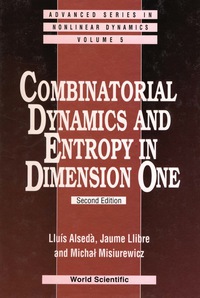 Cover image: COMBINATORIAL DYNAMICS AND ENTROPY IN DIMENSION ONE (2ND EDITION) 2nd edition 9789810240530