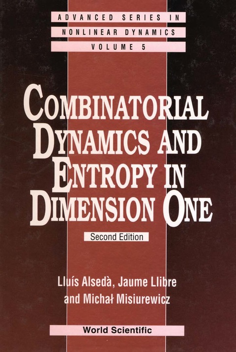 Cover image for book Combinatorial Dynamics and Entropy in Dimension One