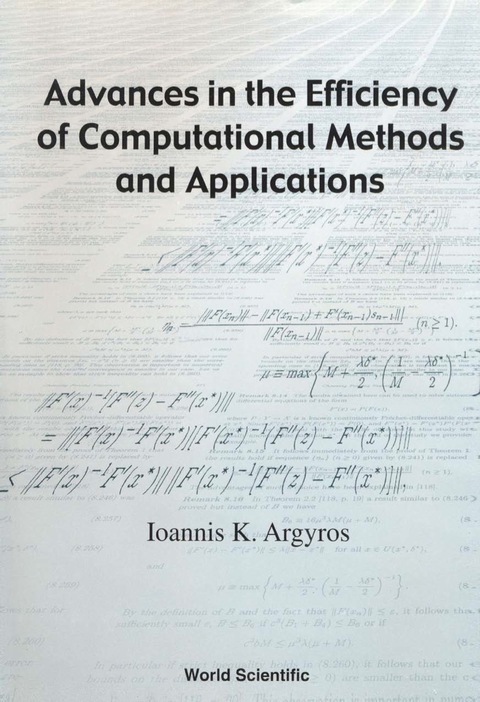 Cover image for book Advances in the Efficiency of Computational Methods and Applications