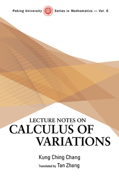 Cover image for book LECTURE NOTES ON CALCULUS OF VARIATIONS