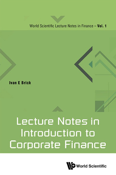 Cover image for book Lecture Notes in Introduction to Corporate Finance