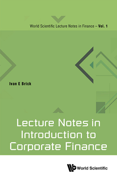 Cover image for book Lecture Notes in Introduction to Corporate Finance