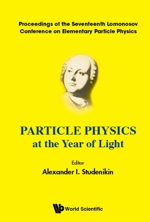 Cover image for book PARTICLE PHYSICS AT THE YEAR OF LIGHT