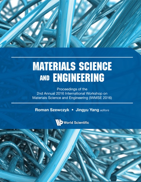 Cover image for book MATERIALS SCIENCE AND ENGINEERING (IWMSE 2016)