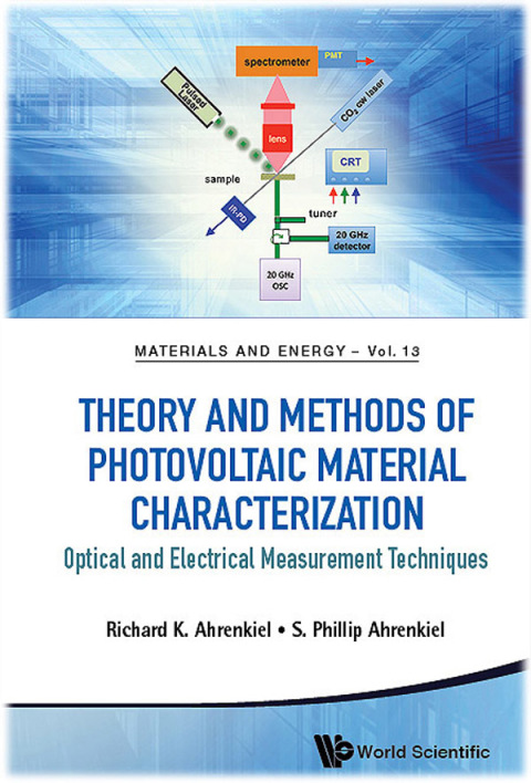 Cover image for book Theory and Methods of Photovoltaic Material Characterization: Optical and Electrical Measurement Techniques