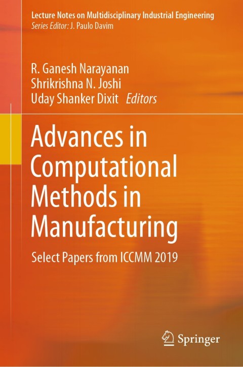 Cover image for book Advances in Computational Methods in Manufacturing