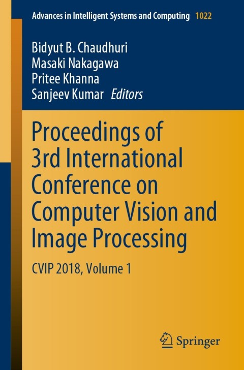 Cover image for book Proceedings of 3rd International Conference on Computer Vision and Image Processing