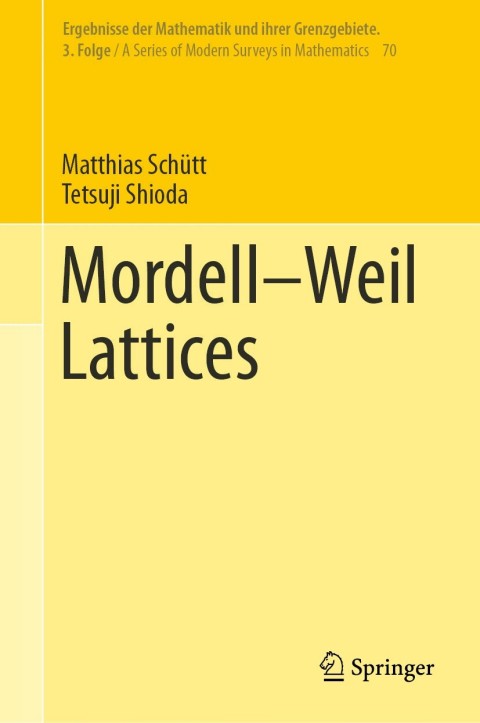 Cover image for book Mordell–Weil Lattices