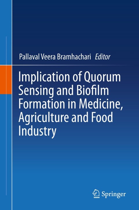 Cover image for book Implication of Quorum Sensing and Biofilm Formation in Medicine, Agriculture and Food Industry