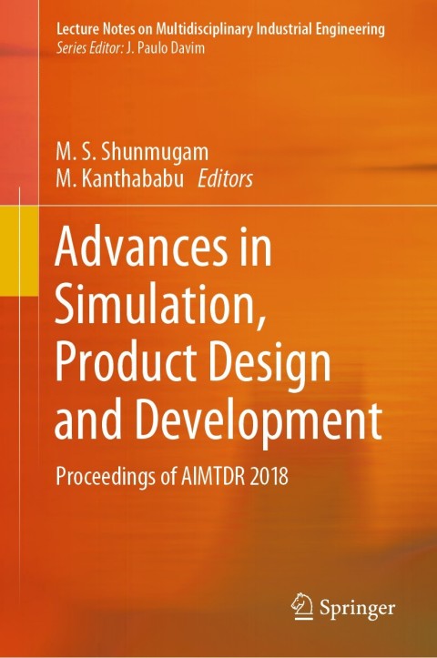 Cover image for book Advances in Simulation, Product Design and Development