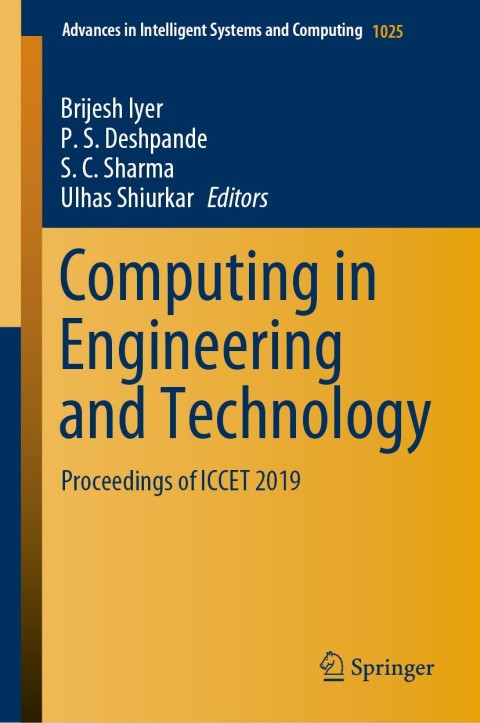 Cover image for book Computing in Engineering and Technology