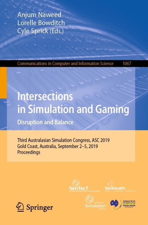 Cover image for book Intersections in Simulation and Gaming: Disruption and Balance