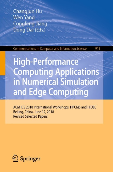 Cover image for book High-Performance Computing Applications in Numerical Simulation and Edge Computing
