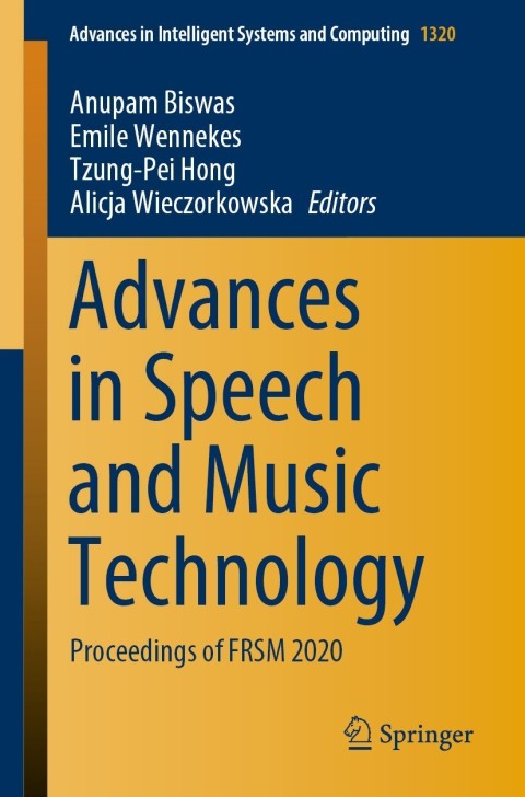 Cover image for book Advances in Speech and Music Technology