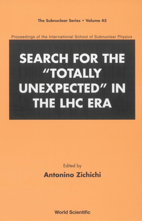 Cover image for book SEARCH FOR THE "TOTALLY UNEXPECTED"(V45)