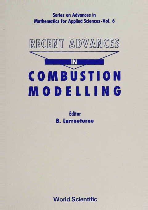 Cover image for book RECENT ADV IN COMBUSTION MODELLING  (V6)