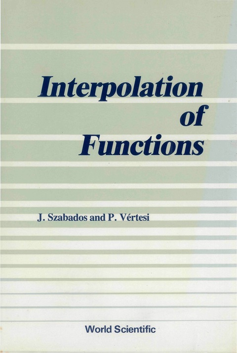 Cover image for book INTERPOLATION OF FUNCTIONS    (B/H)