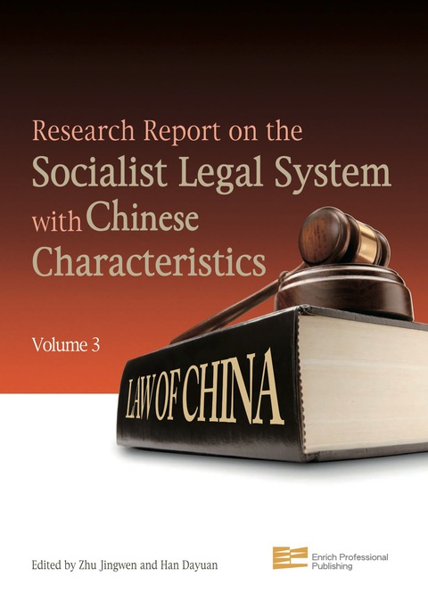 Cover image for book Research Report on the Socialist Legal System with Chinese Characteristics