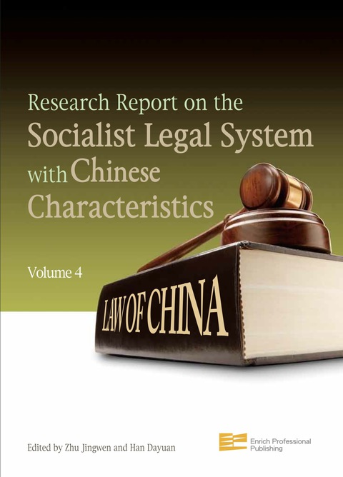 Cover image for book Research Report on the Socialist Legal System with Chinese Characteristics
