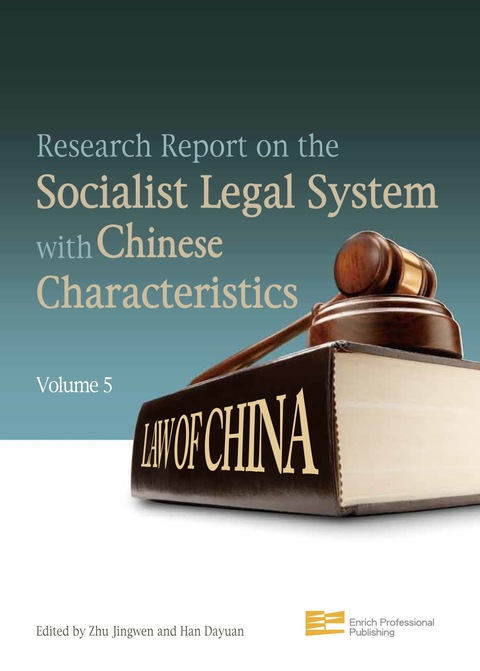 Cover image for book Research Report on the Socialist Legal System with Chinese Characteristics