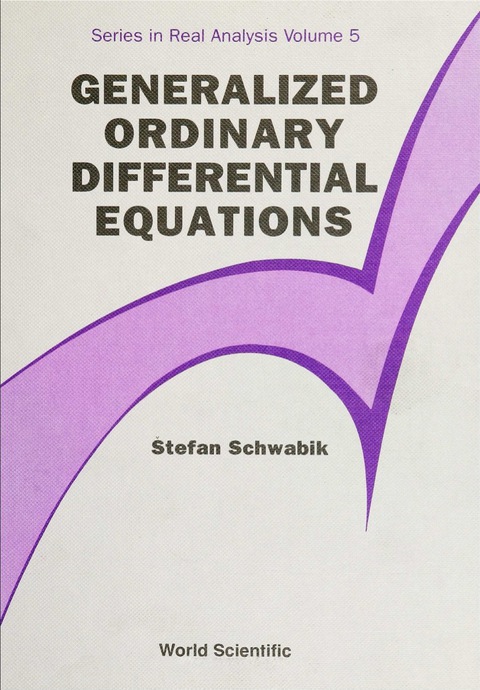 Cover image for book GENERALIZED ORDINARY DIFFERENTIAL...(V5)