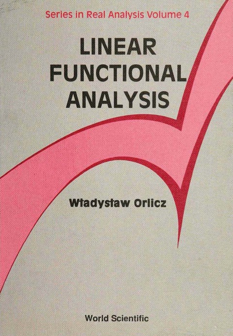 Cover image for book LINEAR FUNCTIONAL ANALYSIS          (V4)