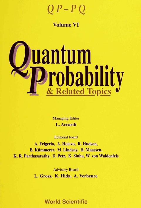 Cover image for book QUANTUM PROBABILITY & RELATED TOP...(V6)