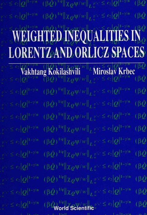 Cover image for book WEIGHTED NORM INEQUALITIES IN ORLICZ & .