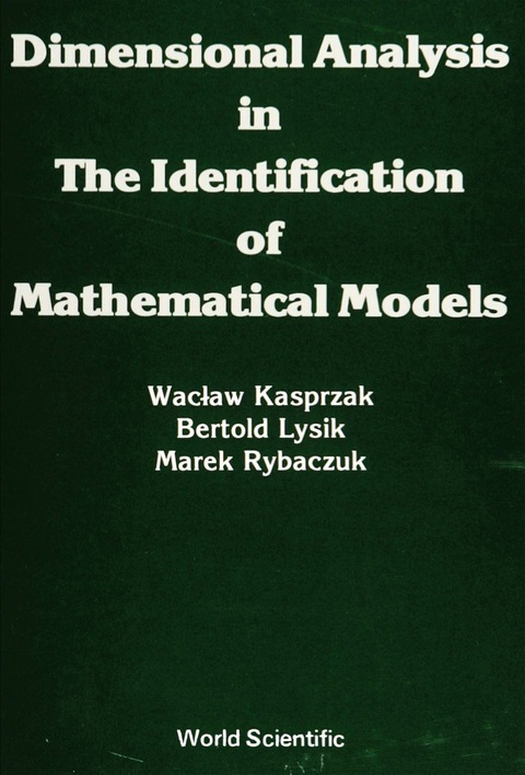 Cover image for book DIMENSIONAL ANALYSIS IN THE IDENTIFICATI