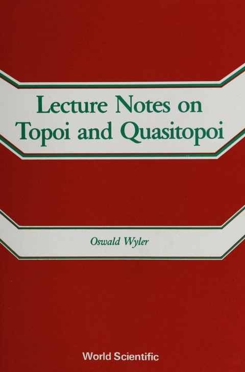 Cover image for book TOPOI & QUASITOPOI, LECTURE NOTES ON