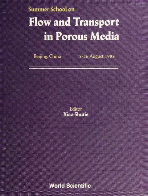 Cover image for book FLOW AND TRANSPORT IN POROUS MEDIA