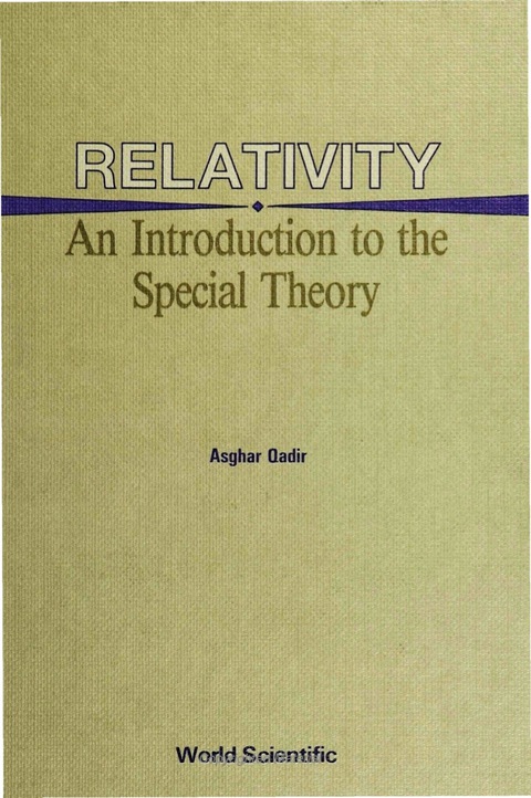 Cover image for book RELATIVITY:AN INTRO TO THE SPECIAL THEOR