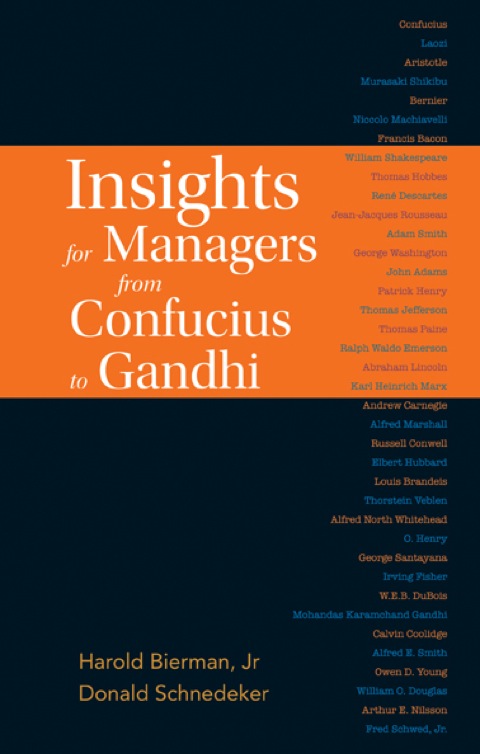 Cover image for book Insights for Managers from Confucius to Gandhi