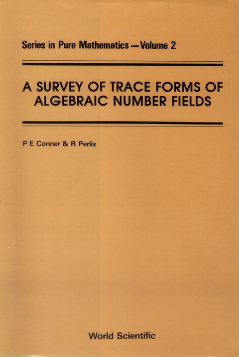 Cover image for book SURVEY OF TRACE FORMS OF ALGEBRAIC..(V2)