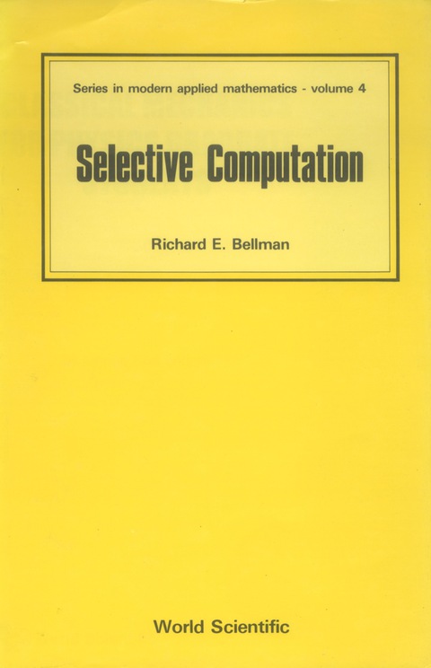 Cover image for book Selective Computation