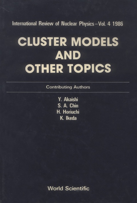 Cover image for book Cluster Models And Other Topics