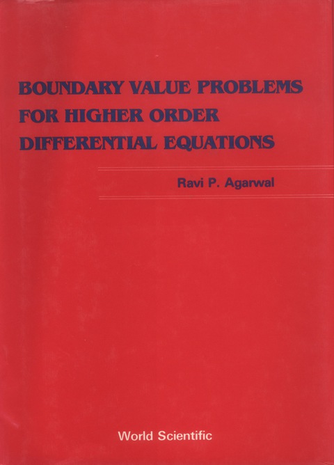 Cover image for book BOUNDARY VALUE PROB FOR HIGHER ORDER DIF