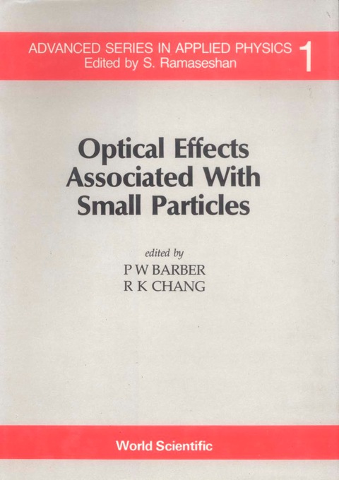 Cover image for book OPTICAL EFFECTS ASSOCIATED WITH SMALL PARTICLES
