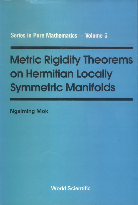 Cover image for book METRIC RIGIDITY THEOREMS ON...      (V6)