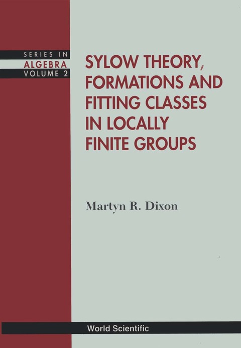 Cover image for book SYLOW THEORY,FORMATIONS & FITTING...(V2)