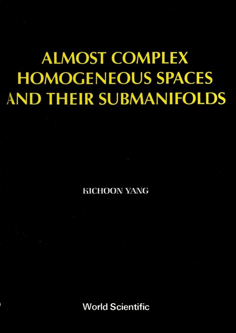 Cover image for book ALMOST COMPLEX HOMOGENEOUS SPACES &...