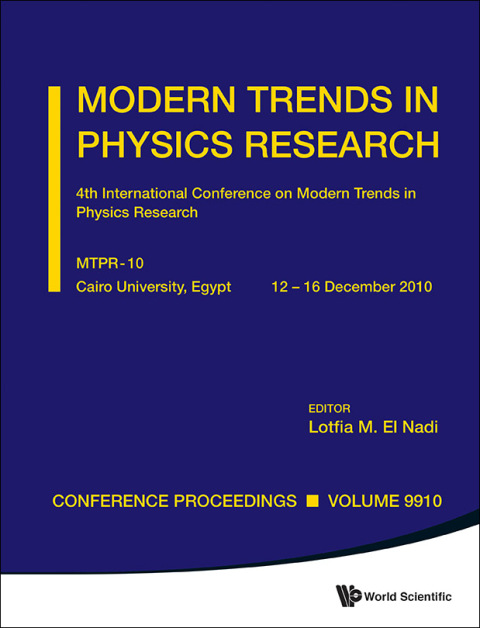 Cover image for book Modern Trends in Physics Research
