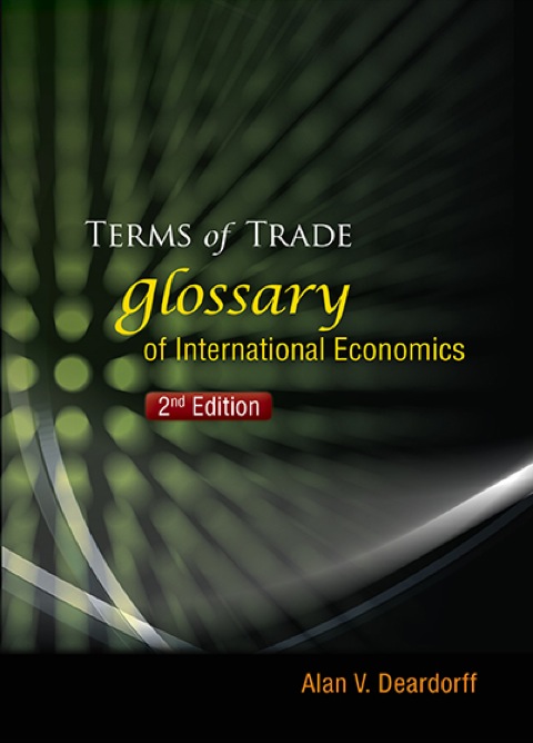 Cover image for book Terms of Trade: Glossary of International Economics