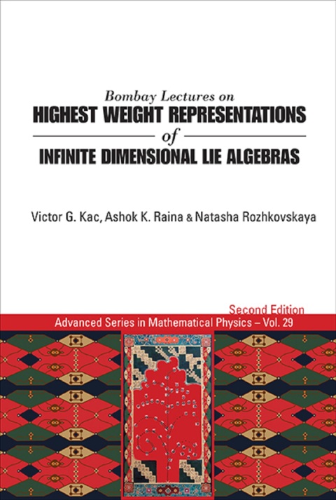 Cover image for book Bombay Lectures on Highest Weight Representations of Infinite Dimensional Lie Algebras