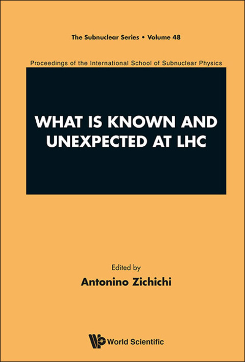 Cover image for book What is Known and Unexpected at LHC