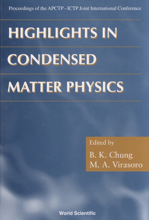Cover image for book HIGHLIGHTS IN CONDENSED MATTER PHYSICS
