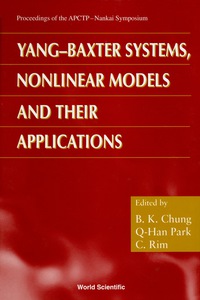 Cover image: YANG-BAXTER SYS,NONLINEAR MODELS &... 9789810241322