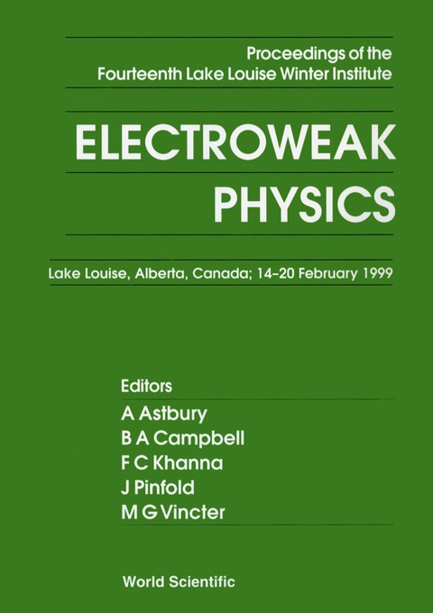 Cover image for book ELECTROWEAK PHYSICS