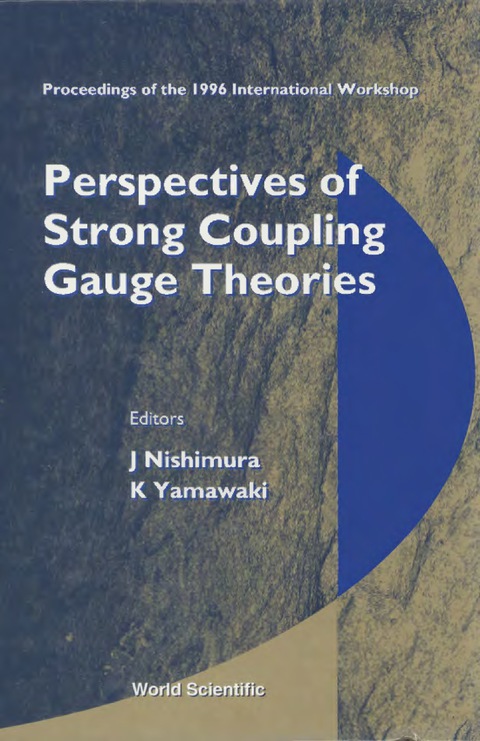 Cover image for book Perspectives Of Strong Coupling Gauge Theories: Proceedings Of The 1996 International Workshop