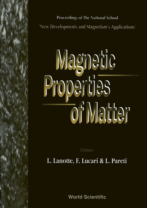 Cover image for book Magnetic Properties Of Matter - Proceedings Of The National School "New Developments And Magnetism's Applications"